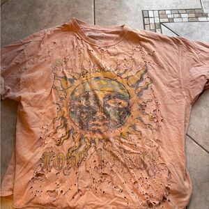Distressed Sublime Sun Graphic T-Shirt